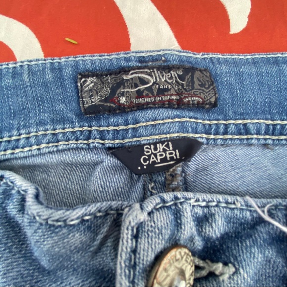 Silver Jeans Suki Capri Jeans size 4 size 27 - Picture 3 of 12